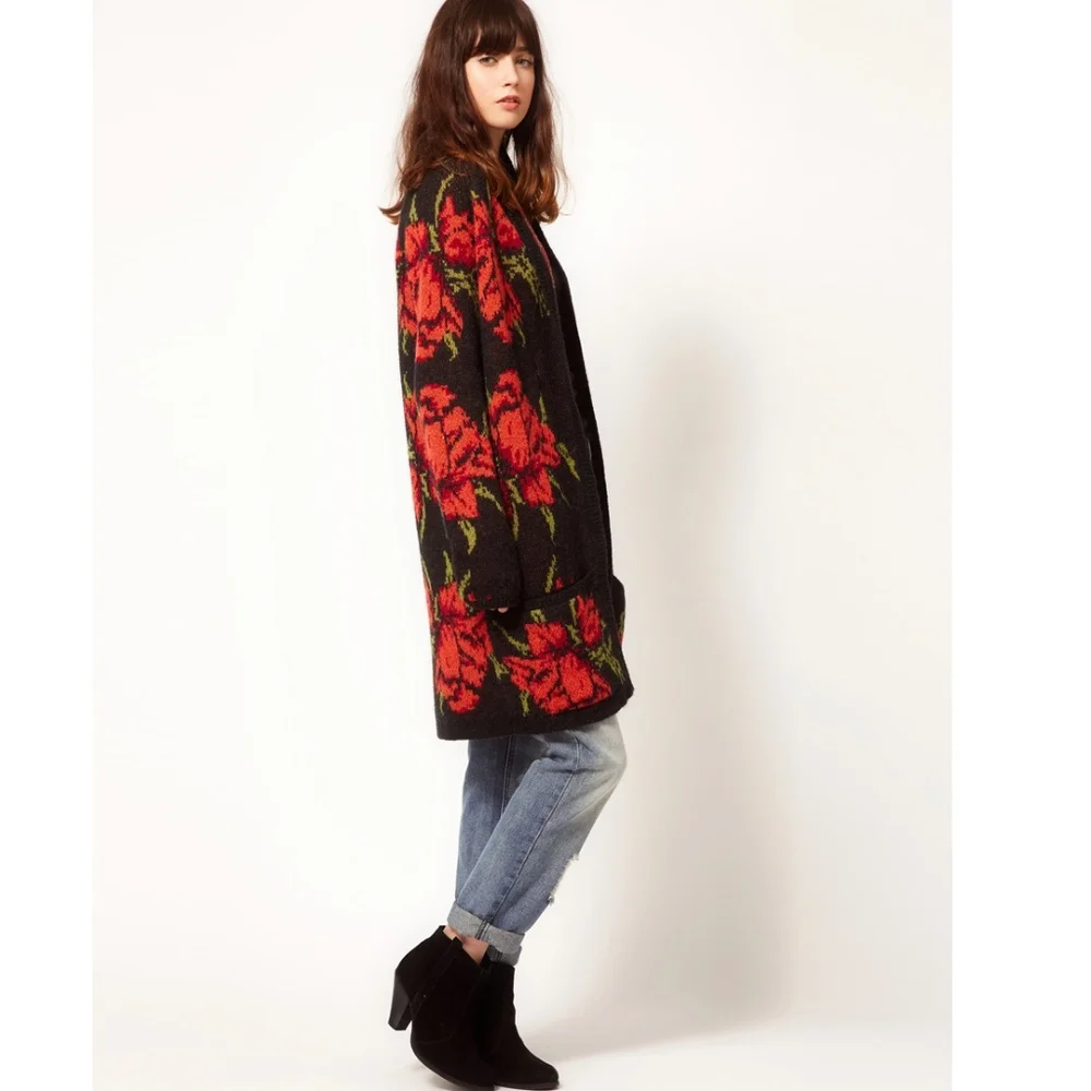 RARE Free People Flower Power Cardigan - Picture 4 of 4
